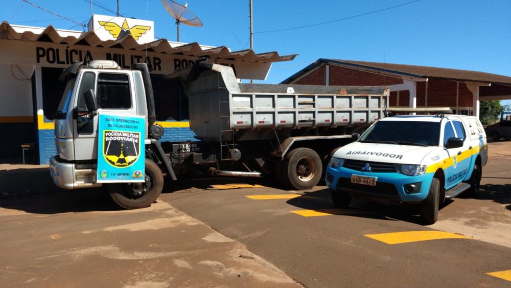 Caminhão roubado em Ponta Porã é recuperado em Dourados