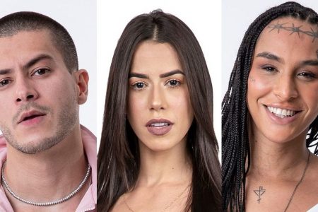 Arthur, Larissa e Linn da Quebrada formam 6º paredão do ‘BBB22’
