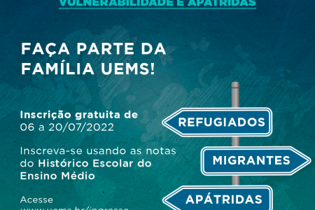 Uems lança Edital pioneiro com 500 vagas para migrantes na graduação