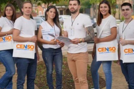 Quarta-feira de feriado do Censo Nacional 2022 no Paraguai
