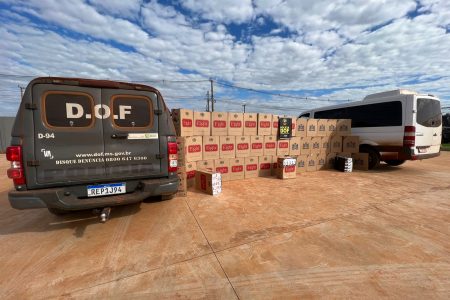 DOF apreende cigarro, veículo adulterado e recaptura foragido da justiça