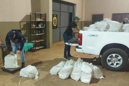 Senad apreende carga de droga que seria enviada ao Brasil
