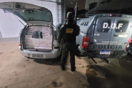 DOF apreende carga de cigarros avaliada em R$ 110 mil em Ponta Porã