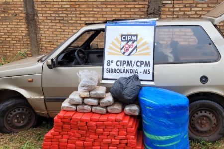Homem é preso em flagrante pela PM com mais de 160 quilos de drogas na BR-060