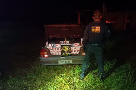 Homem é preso em flagrante após atravessar cidade em fuga com cigarros do PY