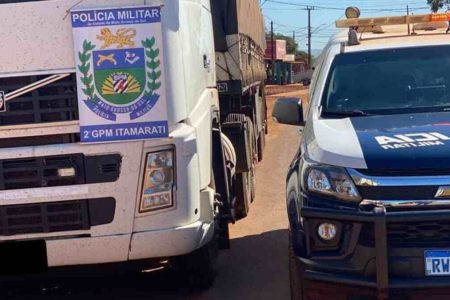 Homem é preso em Ponta Porã com carreta roubada em SP; dono do veículo está desparecido