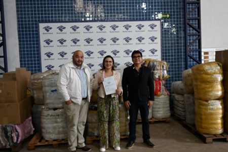 FAC recebe doação da Receita Federal para Campanha do Agasalho