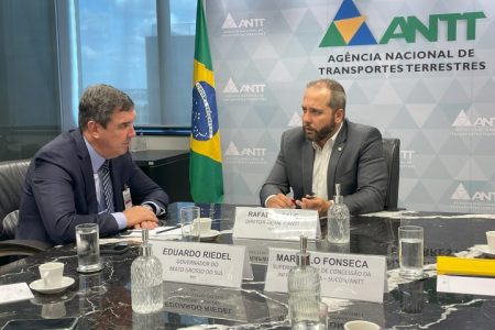 Em reunião com a ANTT, governador busca soluções para relicitações da BR-163 e Malha Oeste