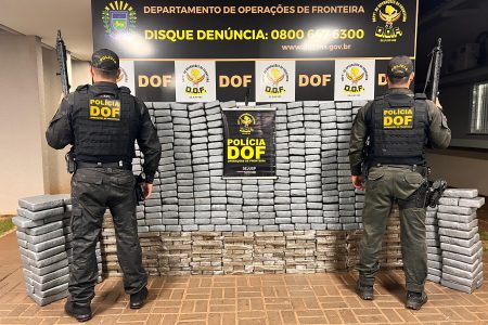DOF apreende quase meia tonelada de cocaína e 400 quilos de maconha em Dourados