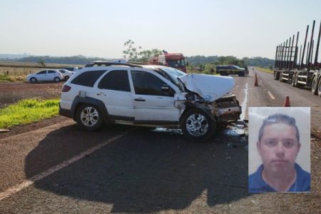 Identificado motorista morto em acidente com trator na BR-463