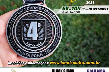 Corrida do 4º Batalhão de Polícia Militar de Ponta Porã está com último lote de ingressos esgotando