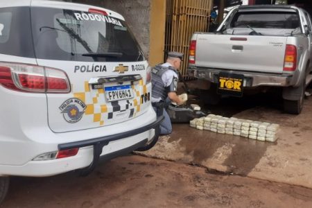 Casal de Miranda é preso com quase 50 quilos de cocaína no interior de São Paulo