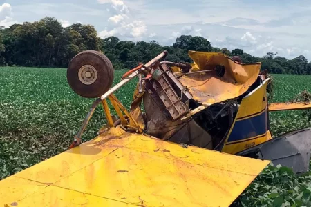 Identificado piloto douradense morto em queda de avião em Ponta Porã