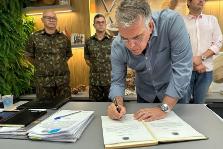 Eduardo Campos é empossado presidente da Junta de Serviço Militar de Ponta Porã