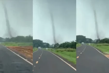 ASSISTA: Tornado deixa rastro de destruição em cidade de MS