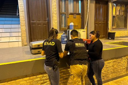 Chefe do narcotráfico peruano é presa pela Senad