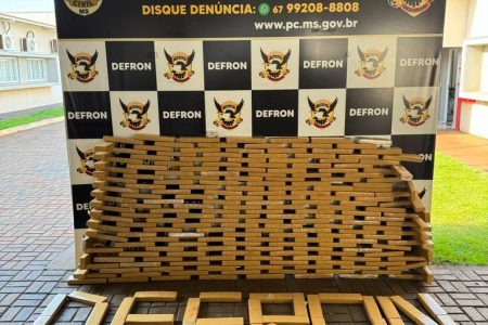 Defron apreende mais de 200 quilos de maconha