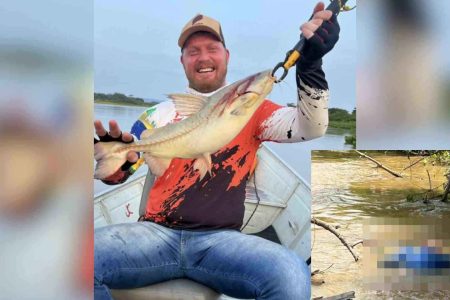Pescador encontra corpo de agrônomo que caiu com o carro no Rio Taquari