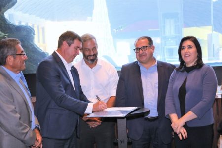 Assinada ordem de serviço para obra que dá acesso à ponte sobre o Rio Paraguai