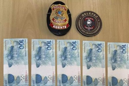 Polícia Federal prende homem recebendo R$ 1 mil em notas falsas pelos Correios