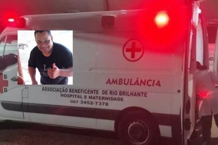 Motorista de ambulância morre após acidente entre carro e moto