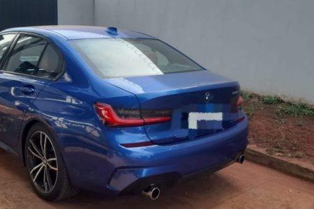 BMW roubada no estado de SP é recuperada pela PM em Ponta Porã