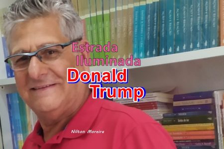 Estrada Iluminada. Donald Trump