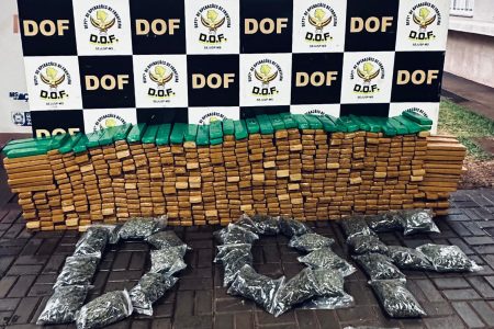 Homem é preso na MS-162 com R$ 1,1 mi em drogas que buscou no distrito de Nova Itamarati