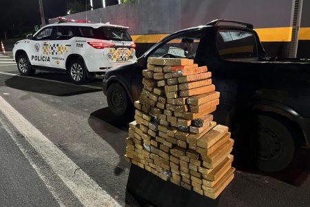 Morador em MS é preso no interior de SP com 100 quilos de maconha