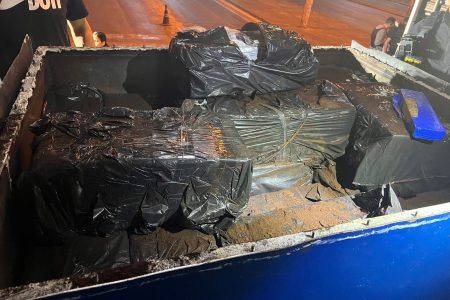 Motorista de carreta é flagrado com quase 2 toneladas de maconha