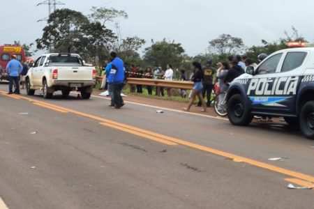 Indígenas ameaçam e jornalistas são obrigados a deixarem local de acidente
