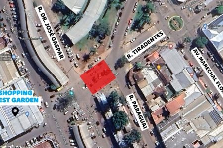 Obras deixam o trânsito lento na região central de Ponta Porã