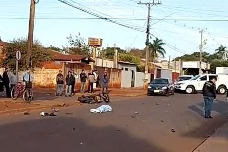 Acidente mata motociclista e deixa um ferido em Dourados