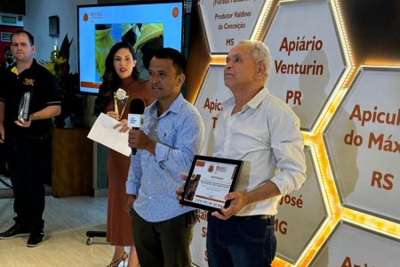 Pequeno produtor de Corumbá ganha Prêmio Brasil Artesanal de Mel da CNA