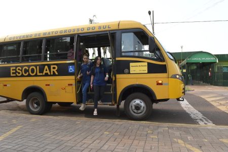 Programa de monitoramento do transporte escolar beneficia alunos em 78 municípios de MS