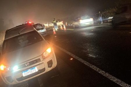 Dois mortos e um ferido grave em acidente na BR 163