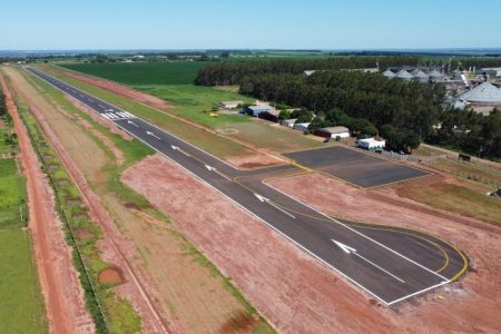 Estado entrega obra estratégica no aeroporto de Naviraí