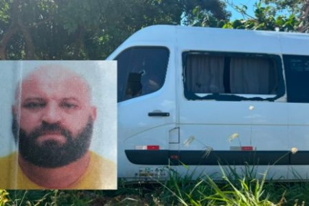 Identificado motorista de Van executado por pistoleiros na BR-060