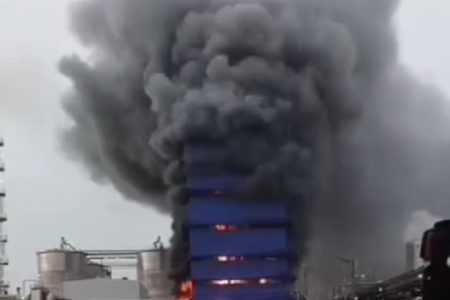 Incêndio atinge unidade da Inpasa em Dourados; chamas foram controladas