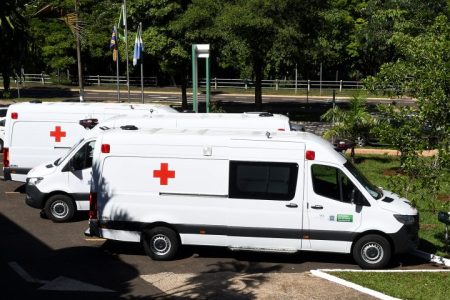 Saúde de MS recebe 114 novos veículos incluindo Vacimóvel