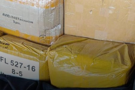 Palio é apreendido com diversas mercadorias do Paraguai em Sanga Puitã