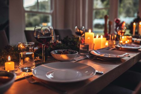 Principais itens de decoração para uma mesa de jantar