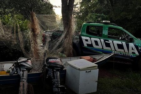 Polícia Militar Ambiental autua pescadores por pesca ilegal em Ponta Porã