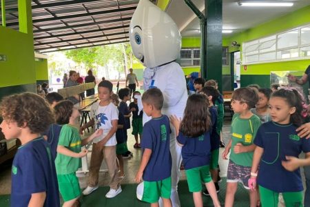 Dia D de vacinação com Zé Gotinha em escola estadual acontece nesta 6º feira