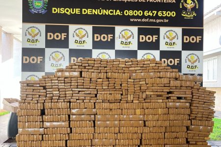 DOF apreende 1 tonelada de drogas e cigarros eletrônicos de maconha