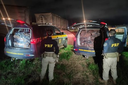 PRF apreende 1 tonelada de cocaína em carga de minério em menos de 24h