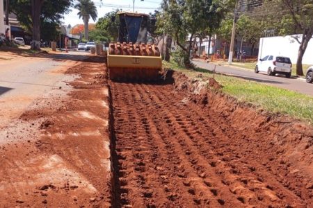 Ponta Porã recebe melhoria mobilidade urbana com alargamento na rua Antônio João