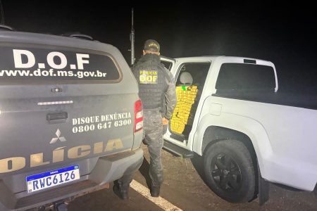 Adolescente de 16 anos é apreendido com 800 quilos de droga em Ponta Porã