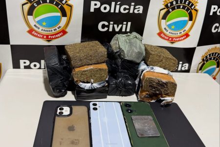 Casal é preso acusado de tráfico de drogas em cidade de MS