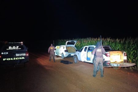 Veículo furtado no DF é apreendido com 2,4 toneladas de drogas em Ponta Porã